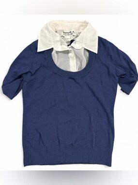 Vintage Joseph A. layered short sleeve sweater